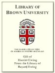 Customized digital bookplate for Harriet Ewing, From the Library of Bayard Ewing, to the Harris Collection