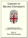 Customized digital bookplate for First Parish Brewster to the Harris Collection