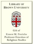 Customized digital bookplate for Ernest M. Frerichs, Professor Emeritus of Religious Studies