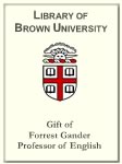 Customized digital bookplate for Professor Forrest Gander
