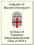Clemencia Garcia-Kasimirowski, Class of 2018.5