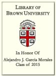 Alejandro J. Garcia Morales, Class of 2015