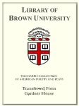 Customized digital bookplate for Gardner House to the Harris Collection