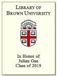 Julian Gau, Class of 2019