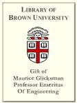 Customized digital bookplate for Maurice Glicksman, Professor Emeritus of Engineering