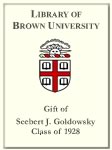 Customized digital bookplate for Seebert J. Goldowsky, Class of 1928