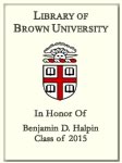 Benjamin D. Halpin, Class of 2015