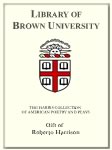 Customized digital bookplate for Roberto Harrison to the Harris Collection