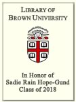Sadie Rain Hope-Gund, Class of 2018