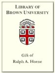 Customized digital bookplate for Ralph A. Horne