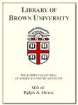 Customized digital bookplate for Ralph A. Horne to the Harris Collection