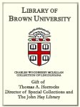 Customized digital bookplate for Thomas Horrocks to the Lincoln Collection