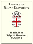 Talya S. Housman, PhD 2019