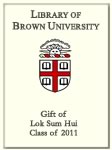 Customized digital bookplate for Lok Sum Hui, Class of 2011
