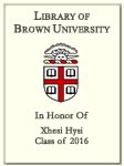 Xhesi Hysi, Class of 2016