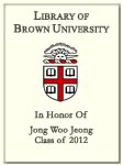 Jong Woo Jeong, Class of 2012