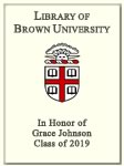 Grace Johnson, Class of 2019
