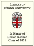 Declan Kennon, Class of 2018