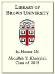 Abdullah Y. Khalayleh, Class of 2015