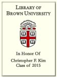 Christopher F. Kim, Class of 2015