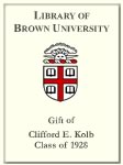 Customized digital bookplate for Clifford E. Kolb, Class of 1928