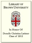 Donelle Christina Latimer, Class of 2012