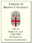 Customized digital bookplate for Robert G. Lee, Professor of American Civilization