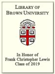Frank Christopher Lewis, Class of 2019