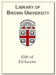 Customized digital bookplate for Fil Lewitt