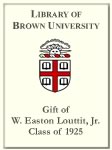Customized digital bookplate for W. Easton Louttit, Jr., Class of 1925