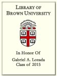 Gabriel A. Lozada, Class of 2015