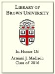 Armani J. Madison, Class of 2016