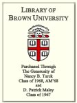 Customized digital bookplate for Nancy B. Turck, Class of 1968, AM'68 & D. Patrick Maley, Class of 1967
