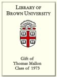 Customized digital bookplate for Thomas Mallon, Class of 1973
