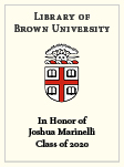 Joshua Marinelli, Class of 2020