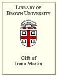 Customized digital bookplate for Irene Martin
