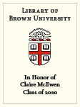 Claire McEwen, Class of 2020