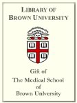 Customized digital bookplate for The Medical School of Brown University