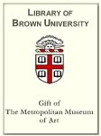 Customized digital bookplate for Metropolitan Museum of Art