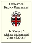Aishatu Mohammed, Class of 2018.5
