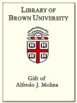 Customized digital bookplate for Alfredo J. Molina