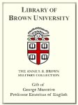 Customized digital bookplate for George Monteiro, Professor Emeritus of English