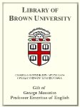 Customized digital bookplate for George Monteiro, Professor Emeritus of English, to the Lincoln Collection
