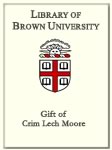 Customized digital bookplate for Crim Lech Moore