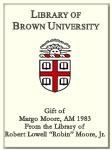 Customized digital bookplate for Margo Moore, AM 1983