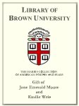 Customized digital bookplate for Jane Emerald Moore and Emilie Weir, to the Harris Collection