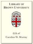 Customized digital bookplate for Caroline D. Murray