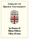 Elana Nelson, Class of 2020