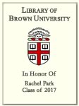 Rachel Park, Class of 2017