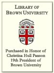 Customized digital bookplate for In Honor of Christina Hull Paxson, 19th President of Brown University